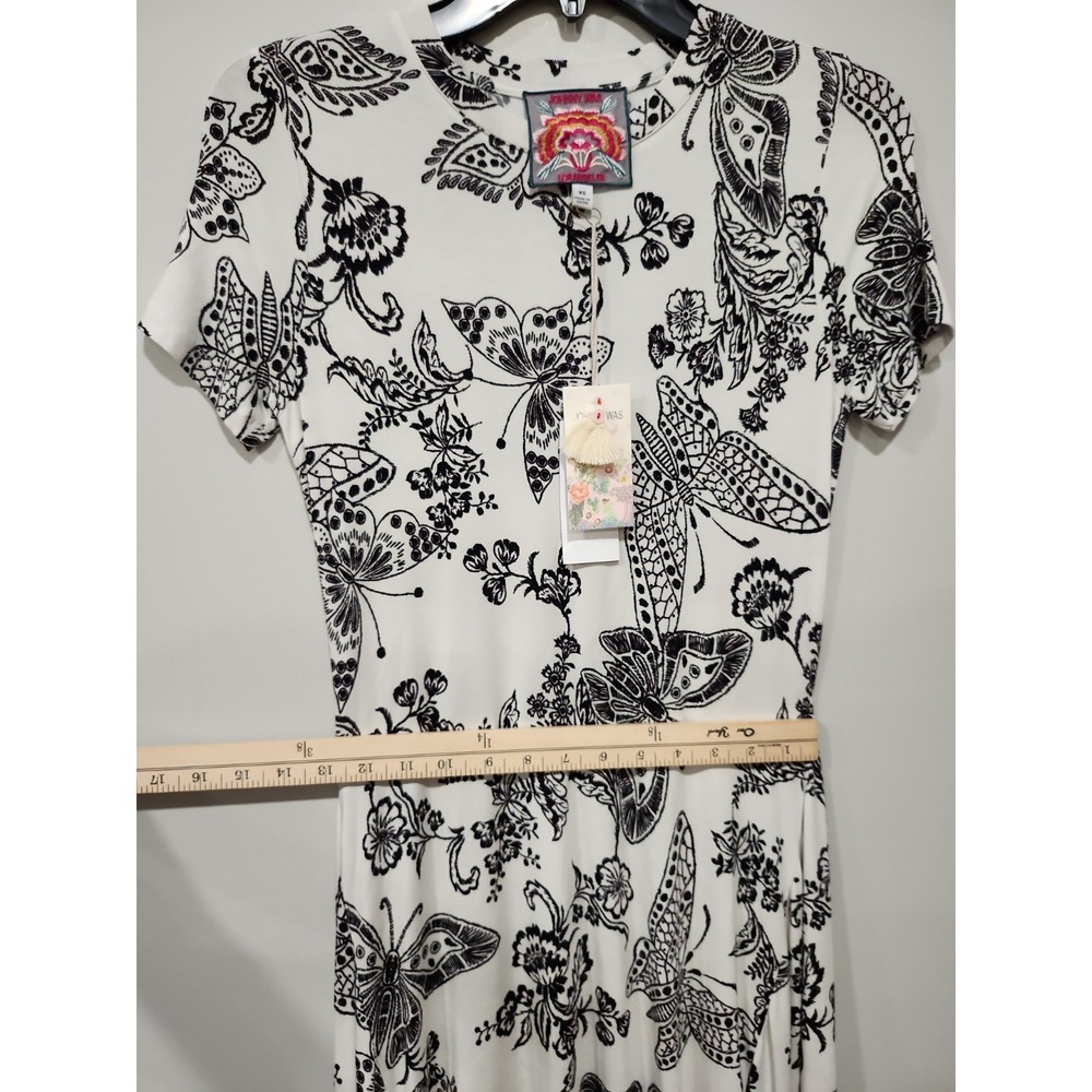 Johnny Was Los Angeles NWT Dress Womens XS Janie Favorite Short Hankerchief Hem - Picture 12 of 16